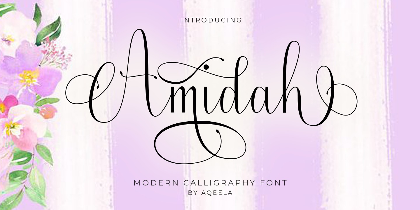 Przykład czcionki Amidah Regular
